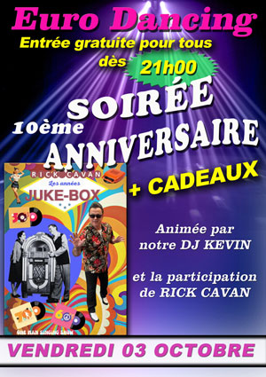 soiree à thème l'Euro Dancing quevauvillers 80710